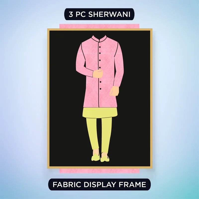 3PCS SHERWANI SUIT