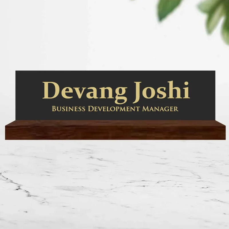 DESK NAME PLATE