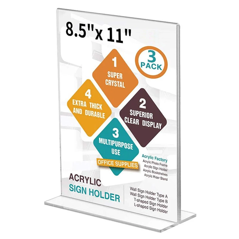 DOUBLE SIDE TABLE MENU FRAME