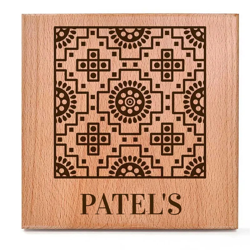 WOODEN NAME PLATE